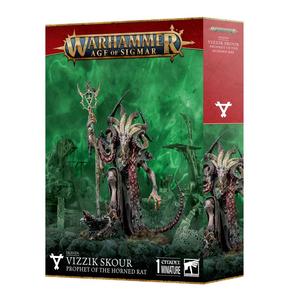 Warhammer Age of Sigmar - Skaven: Vizzik Skour, Prophet of the Horned Rat 2025 New For Sale