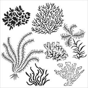 TCW Stencil Gulf Coast Flora Low Shipping Fee Online