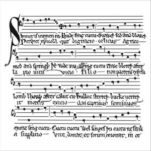 TCW Stencil Medieval Music Sale Shop