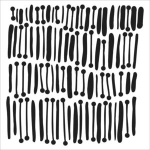 TCW Stencil Rows Of Lines Discount Big Sale