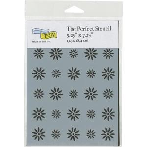 TCW Stencil Posies in a Row Latest Cheap Online