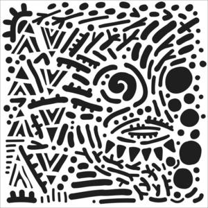TCW Stencil Mystical Doodles Discount Big Discount