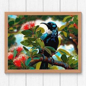 Paint By Numbers - Tui in Pohutukawa Free Shipping Recommend