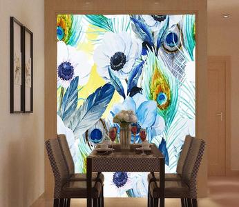 3D Flower Feather 099 Best Sale Online