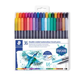 STAEDTLER DOUB-ENDED WATERCOLOR BRUSH 36COL Cheap Sale Choice