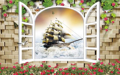 3D Sailing Boat 098 Outlet Extremely