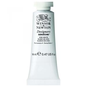 Winsor and Newton Designers Gouache, Series 1, Zinc White Free Shipping Sale Online