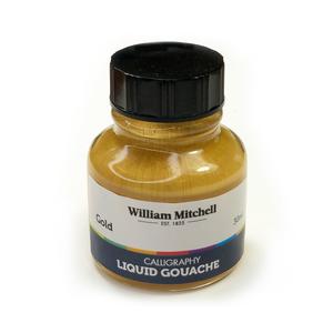 William Mitchell Liquid Gouache Ink (30ml) - Gold View Cheap Pice