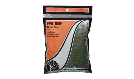 Woodland Scenics T45 Fine Turf Green Grass (21.6 in^3/353 cm^3) - Bagged Explore