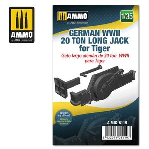 xAMMO by Mig Jimenez A.MIG-8119 1/35 German WWII 20 ton Long Jack for Tiger Discount 2025 New