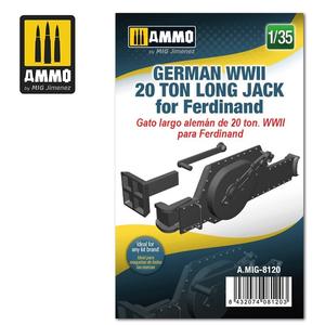 xAMMO by Mig Jimenez A.MIG-8120 1/35 German WWII 20 ton Long Jack for Ferdinand Clearance Pick A Best
