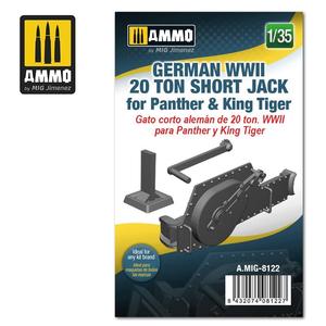 xAMMO by Mig Jimenez A.MIG-8122 1/35 German WWII 20 ton Short Jack for Panther & King Tiger Cheap With Paypal