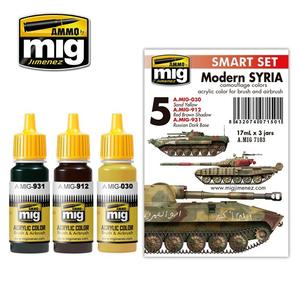 xAMMO by Mig Jimenez A.MIG-7103 MODERN SYRIAN CAMOUFLAGE Clearance 2025 New