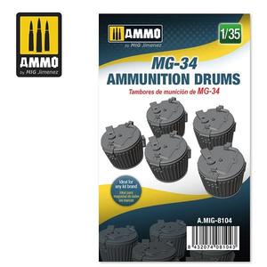 xAMMO by Mig Jimenez A.MIG-8104 1/35 MG-34 Ammunition Drums Footlocker Pictures Sale Online
