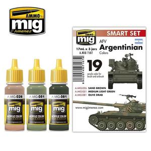 xAMMO by Mig Jimenez A.MIG-7167 AFV ARGENTINIAN COLORS High Quality