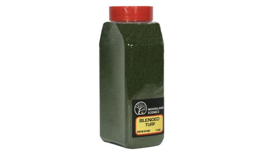 Woodland Scenics T1349 Blended Turf Green Blend (57.7 in^3/945 cm^3) - Shaker Excellent