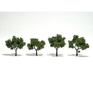Woodland Scenics TR1503 TREES LIGH/GRN 5--7CM 4PCS Cheap Sale Buy