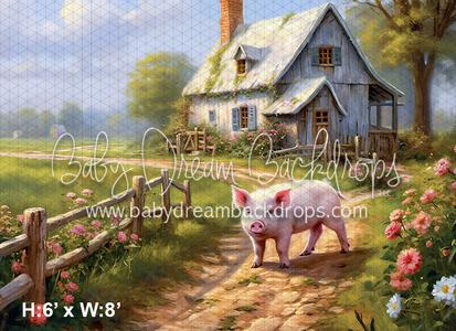 This little piggie road Fabric Floor (VR) Discount Classic