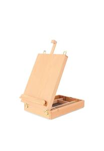 Reeves Cambridge Natural TableTop Easel With Storage Compartment Cheap Sale Latest Collections