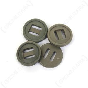 2 Pack Slotted Large 19mm Canadian Military Buttons Original Online