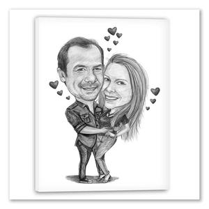 Karikatur zeichnen lassen - Liebe Zeichnung (ca1310pen) Quality Free Shipping Outlet