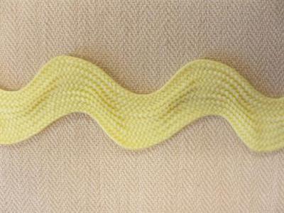 Zigzagbnd, pastelgul 15mm Free Shipping Outlet