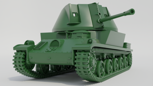 40M Nimrod AA Gun - Hungarian Army - 28mm Scale - wargame3d Sale Sast