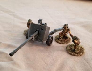 17 Pounder ATG Great for Table Top War Games And Dioramas - Resin 28mm Miniatures - Really For Sale