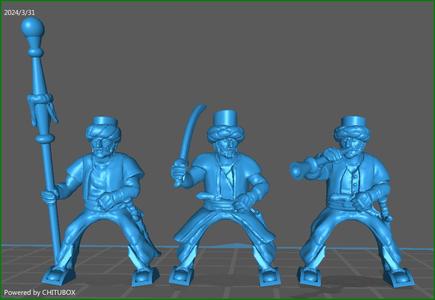 28mm British Mameluk Cavalry Command - 3 minis Cheap Fashionable