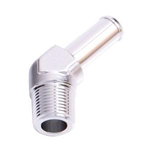 45 Male NPT to Barb - SILVER Free Shipping Genuine
