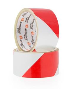 Red and White Retro Reflective Hazard Tape With Paypal For Sale