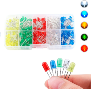300 Leds Difusos De 3mm y 5mm, Mixto 5 Colores Cheap Sale Inexpensive