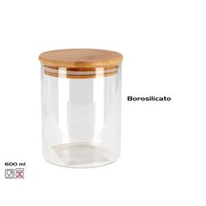 TARRO BOROSILICATO/BAMBU LACIO 600ML The Cheapest For Sale