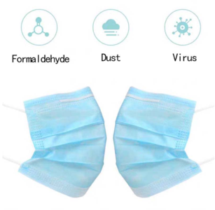 1pc Face Masks Disposable 3 Layers Dustproof Mask Facial Protective Cover Outlet 2025 Newest