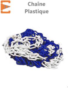 Chane Plastique de Signalisation Blanc Bleu 25 mtres Free Shipping Clearance Store