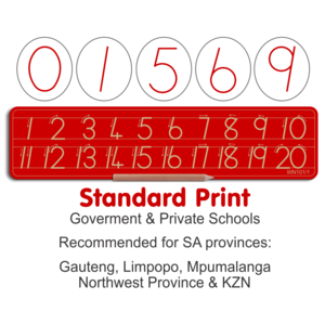Wooden Number board 1 to 20 Alt Print Outlet Explore