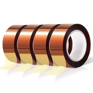4 Rolls 20mm x16m(52FT) Heat Tape High Temperature Heat Resistant Tape Heat Transfer Tape for Heat Sublimation Press Vinyl,No Residue Free Shipping Largest Supplier
