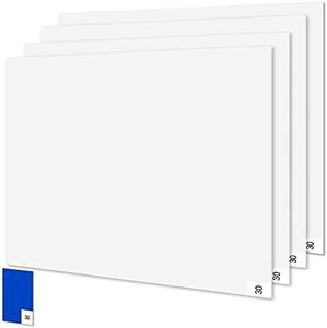 4 Pack White Sticky Mats for Construction - 17 x 13 Basketball Sticky Mat for Shoes - 30 Sticky Floor Mat Peel Off Sheets - Construction Sticky Mat Adhesive to Remove Dirt Dust Debris Sand & Hair Buy Cheap Wide Range Of