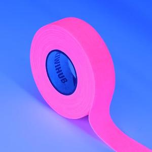 Neon Gaffer Cloth Tape, UV Reactive Neon Tape for Glow Party Supplies, 1 inch x 66 Feet - Fluorescent Pink Best Pices Online