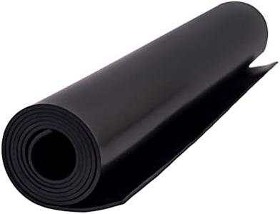 Neoprene Rubber Sheet Solid Rubber Strips Roll PadInsulation for Weather Stripping, Gasket, Shield, Costume, Seal, DIY (1/8 (.125)" Thick, 18" Wide X 48" Long) Sale Exclusive