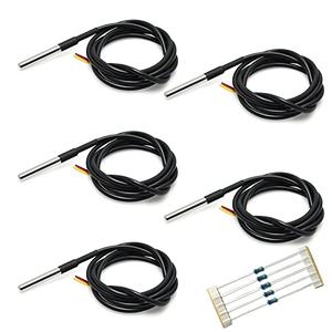 Gikfun 5PCS 1M DS18B20 Temperature Sensor Waterproof Digital Thermal Probe Sensor for Arduino EK1083 Sast Cheap Pice