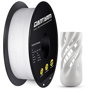 GIANTARM 3D Printer Filament, White Pla Filament, 1Kg(2.2lbs) Spool, 1.75mm Dimension Accuracy /- 0.03mm, 3D Printing Filament Great Deals Sale Online