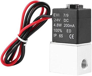 Beduan 2 Way Normally Closed DC 24V Electric Solenoid Air Valve 1/4" NPT Free Shipping Looking For