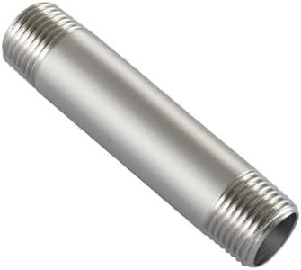 Beduan Stainless Steel Pipe Fittings, 1/2" NPT x 1/2" NPT Male Threaded 8" Length Nipple Cast Pipe Where To Buy Low Pice