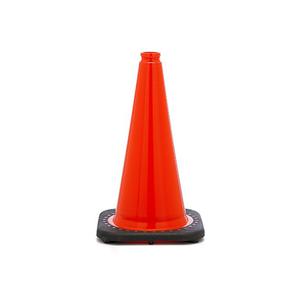 18" JBC Traffic Safety Cone - Orange - 4 Lbs - No Collars Recommend