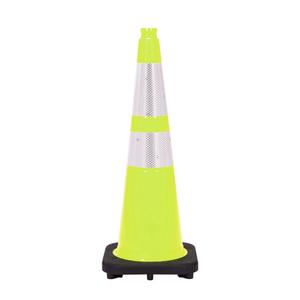 36" Traffic Cone - 10 Lbs - Safety Lime - 6" 4" Inch Hi Intensity Reflective Collars Official For Sale