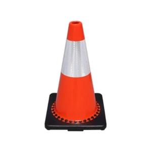 18" Traffix Devices PVC Traffic Cone - Orange - 3 Lbs - 6" 3M Reflective Collars Clearance Low Shipping