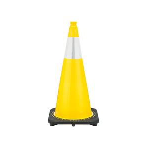 28" JBC Traffic Safety Cone - Yellow - 7 Lbs - 6" 3M Reflective Collars Footlocker Pictures Online