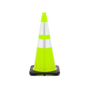 28" JBC Traffic Safety Cone - Lime - 7 Lbs - 6" 4" 3M Reflective Collars Tumblr Cheap Online