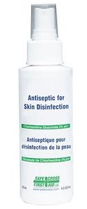 Antiseptic Skin Cleanser, 125 mL, Spray Pump (Chlorhexidine Solution) Sale Cost